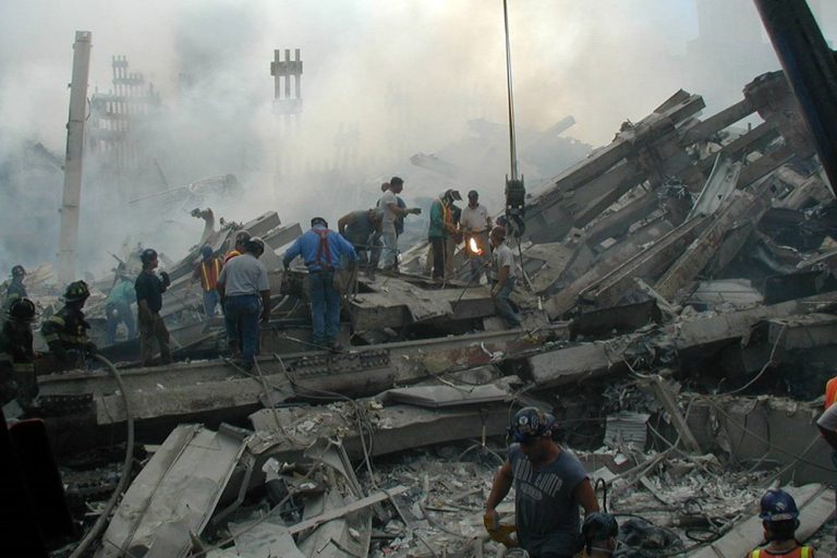 World trade center 9 11 pile